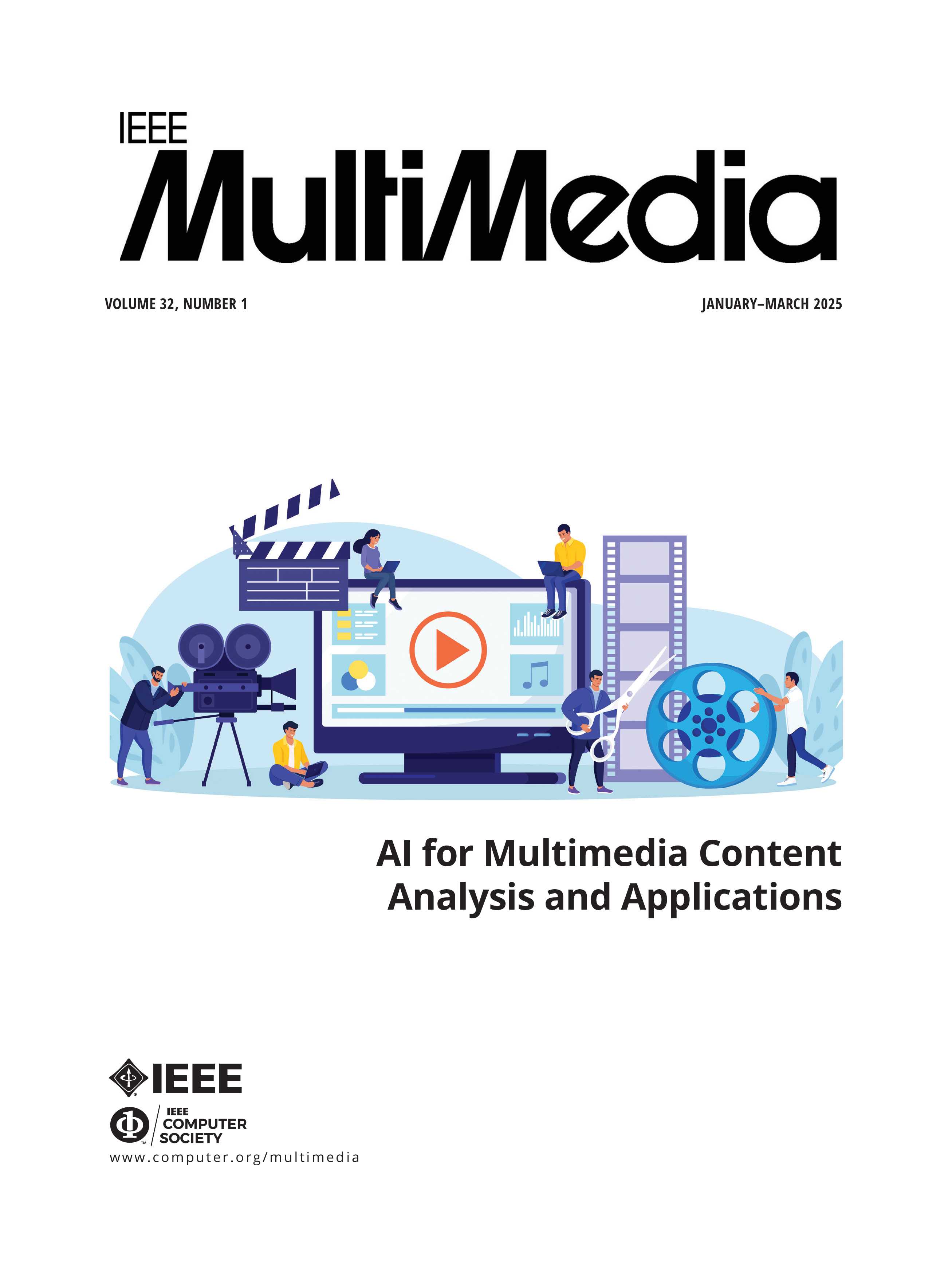 IEEE MultiMedia cover image for year 2025 issue number 01